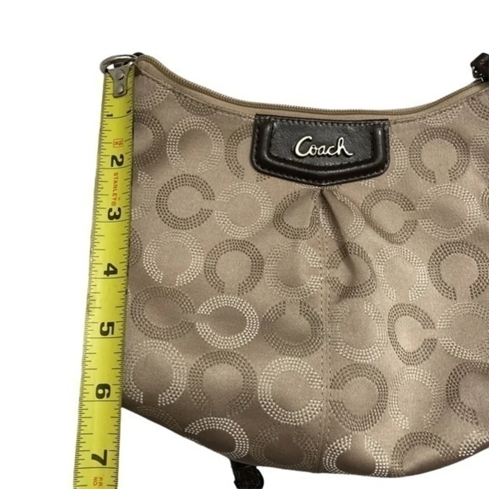 Coach Ashley op c brown crossbody bag